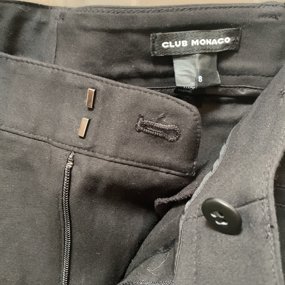 Club Monaco Black Flaired Dress Pants - Picture 3 of 3